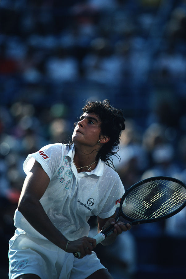 Gabriela Sabatini, 
U.S. Open, 1989 : Historical Tennis  : Photography by Adam Stoltman: Sports Photography, The Arts, Portraiture, Travel, Photojournalism and Fine Art in New York