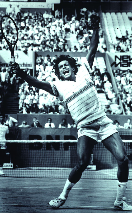 Yannick Noah
French Open, 1983 : Historical Tennis  : Photography by Adam Stoltman: Sports Photography, The Arts, Portraiture, Travel, Photojournalism and Fine Art in New York