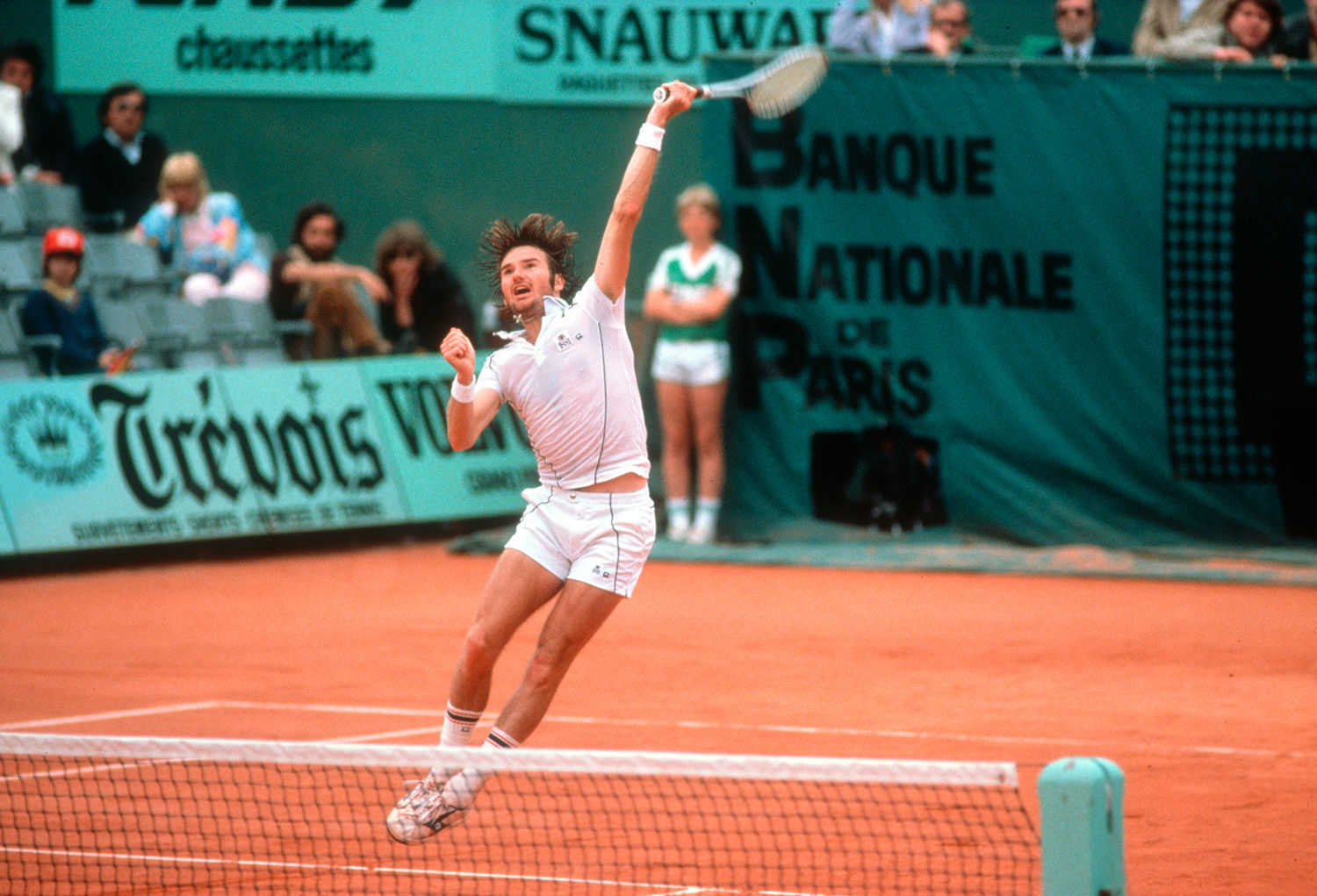 Jimmy Connors, French Open, 1981 : Historical Tennis  : Photography by Adam Stoltman: Sports Photography, The Arts, Portraiture, Travel, Photojournalism and Fine Art in New York