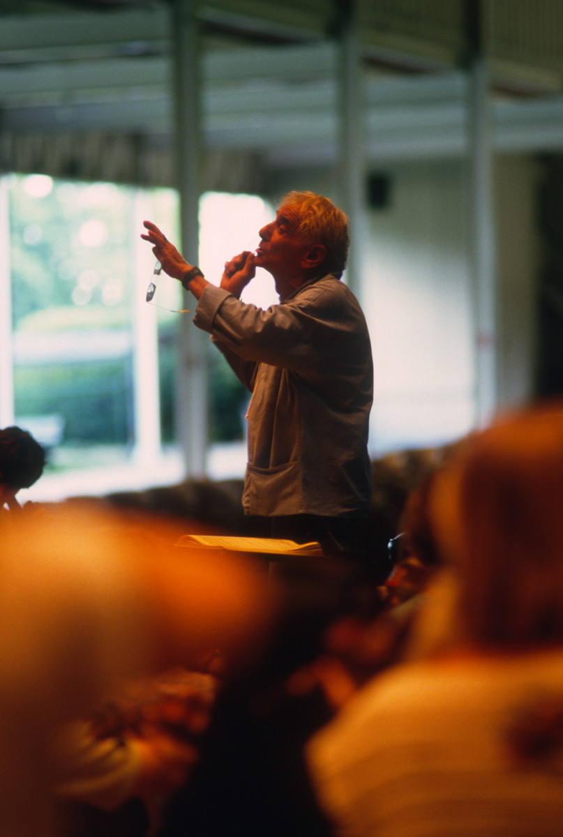 Leonard Bernstein teaching at Tanglewood.  : The Arts : Photography by Adam Stoltman: Sports Photography, The Arts, Portraiture, Travel, Photojournalism and Fine Art in New York