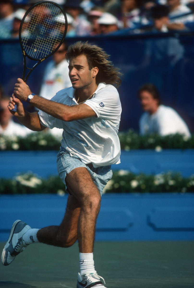 Andre Agassi
US Open, 1988 : Historical Tennis  : Photography by Adam Stoltman: Sports Photography, The Arts, Portraiture, Travel, Photojournalism and Fine Art in New York