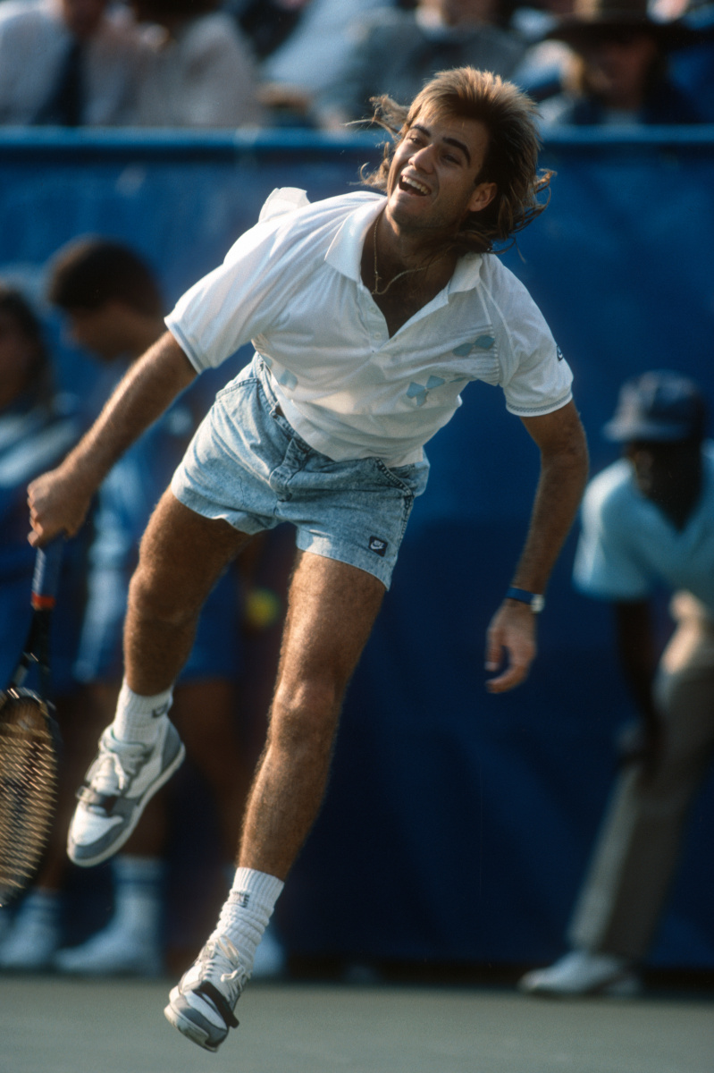 Andre Agassi
US Open, 1988 : Historical Tennis  : Photography by Adam Stoltman: Sports Photography, The Arts, Portraiture, Travel, Photojournalism and Fine Art in New York