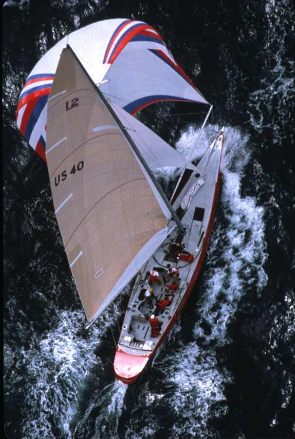 Liberty, Americas Cup - 1983 : Sports : Photography by Adam Stoltman: Sports Photography, The Arts, Portraiture, Travel, Photojournalism and Fine Art in New York
