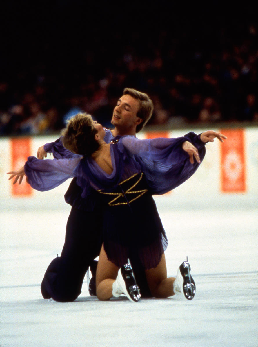 Jane Torvill and Christpher Dean, 
Sarajevo Olympics