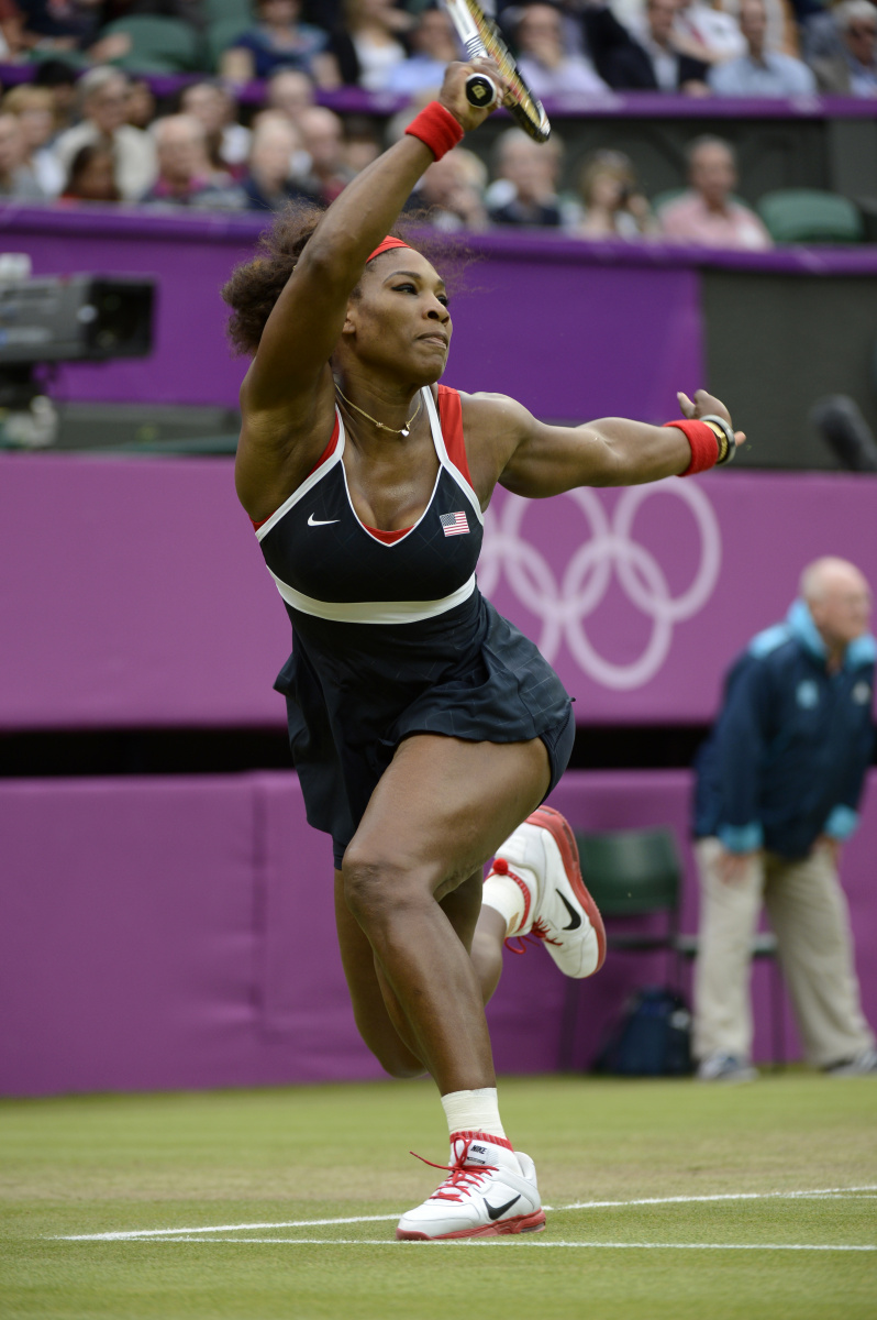 Serena Williams,  Gold Medalist in Women's Tennis. 