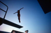 Diving practice, 
Ft. Lauderdale, Florida - © Adam Stoltman. All rights reserved.