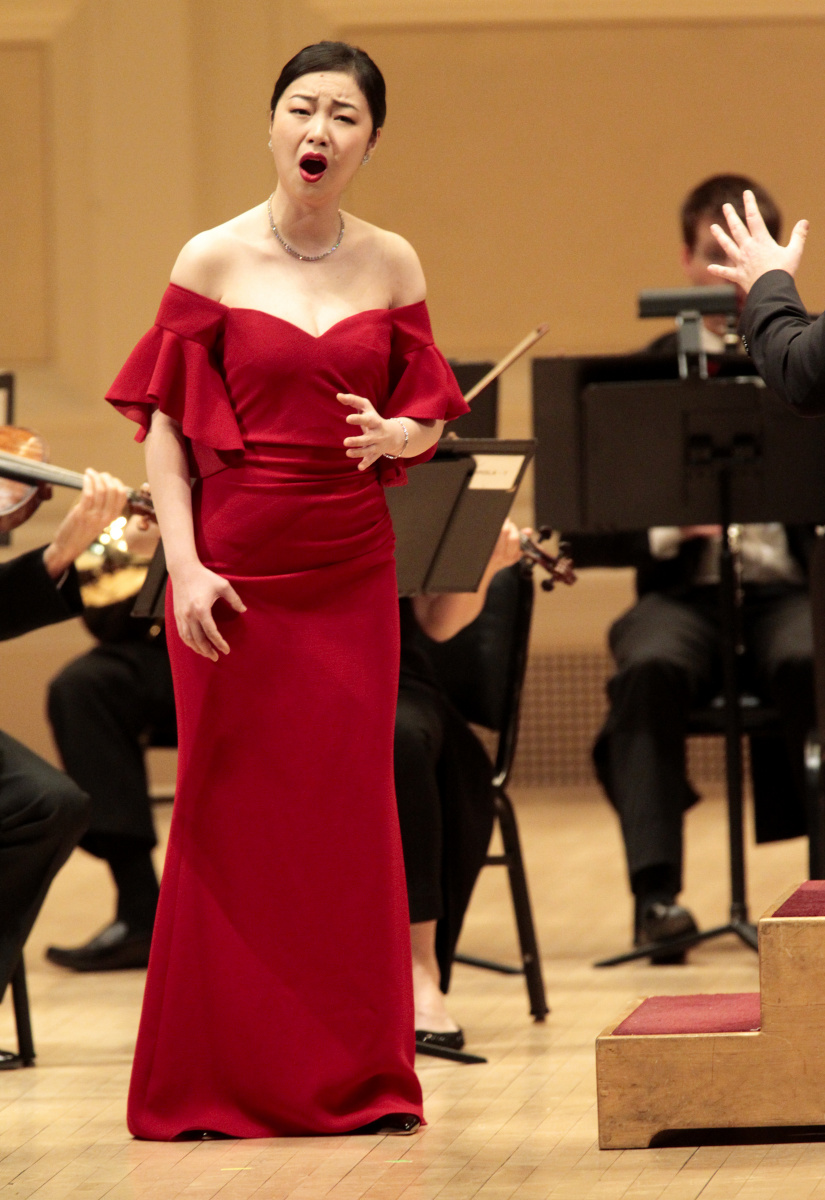 Soprano Ying Fang performing with the Orchestra of St. Lukes at Carnegie Hall. : The Arts : Photography by Adam Stoltman: Sports Photography, The Arts, Portraiture, Travel, Photojournalism and Fine Art in New York