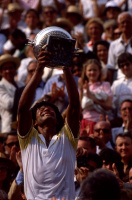 Yannick Noah
French Open victory, 1983 - © Adam Stoltman. All rights reserved.