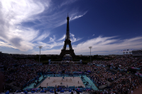 Beach Volleyball venue, 2024 Paris Olympics - © Adam Stoltman. All rights reserved.
