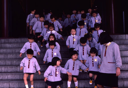 Children at Asakusa Kanon Temple, Tokyo