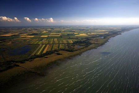 Farmland along Saginaw Bay, Michigan