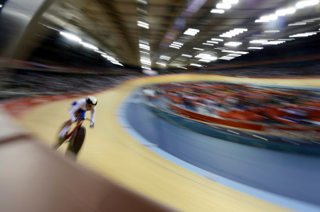 Women's Omnium at the Velodrome.