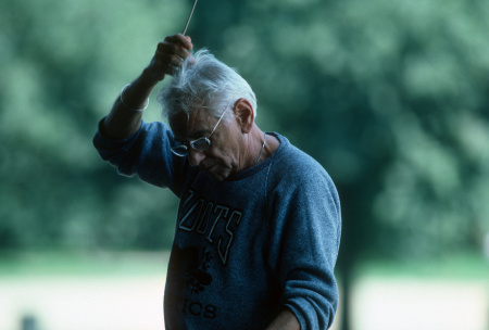 Leonard Bernstein teaching at Tanglewood