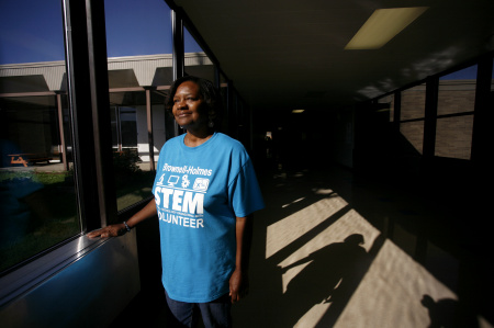 Jeanette Edwards at Flint Public School, for the C.S. Mott Foundation